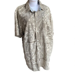 SEAPOINTE men's large button down Hawaiian shirt